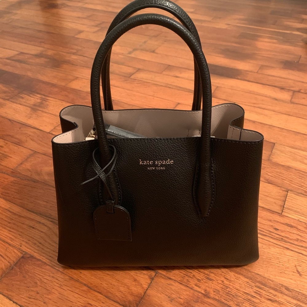 Kate spade black leather cross body bag